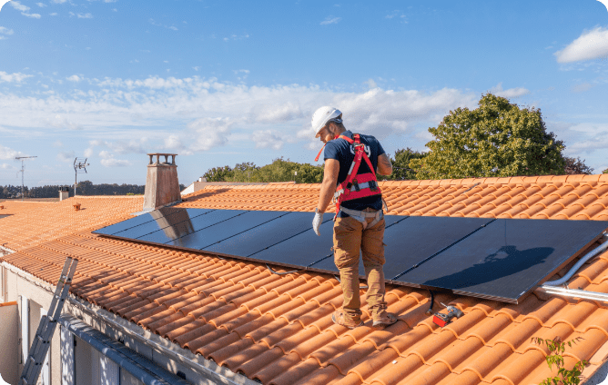 image panneaux photovoltaïques